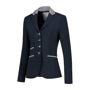 Competition Jacket Navy, grey & Swarovski