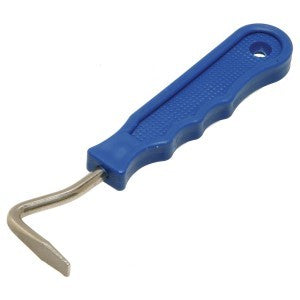 Plastic grip hoof pick