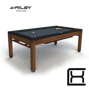 Riley Cues: Riley Neptune Outdoor Diner - Brushed Brown & Black