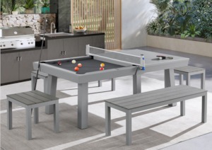 Alfresco Outdoor Pool Table - Grey