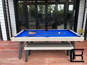 Outdoor Games: Verano Outdoor Pool Table Combo