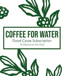 Coffee for Water Subscription