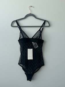 Second hand clothing: GG tulle bodysuit