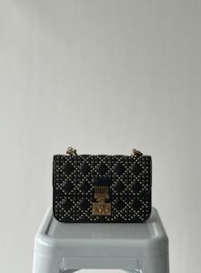 Dior Studded Bag - Dark Brown