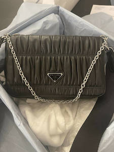 Second hand clothing: Prada Black Napa Leather bag