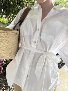 Second hand clothing: YAITTE Lisbon Cotton Mini Shirt Dress