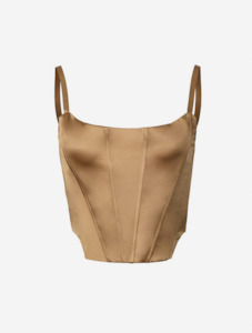 Viktoria & Woods Zeta Silk Bustier