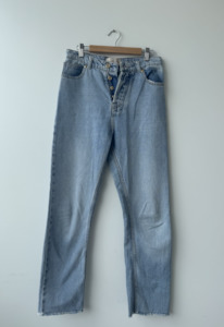 ALEXANDRE VAUTHIER JEANS IN DENIM CELESTE