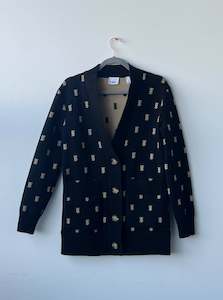 Burrberry Instarsia Logo cardigan