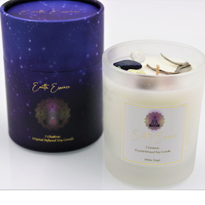 Earth Essence Candle – 7 Chakras White Sage