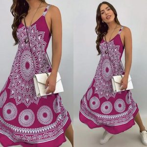 Dress Long Totem – Pink