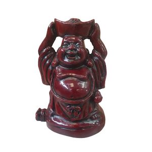 Feng Shui: Buddha Fat Happy Small Hands Up Ingot