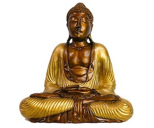 Buddha Meditation Pose 40cm Gold