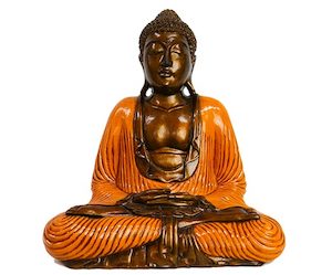 Buddha Meditation Pose 40cm Orange