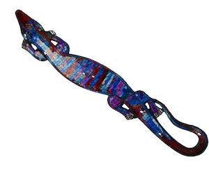 Mosaic Gecko Large – Purple