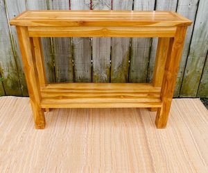 Furniture: Teak Console Table