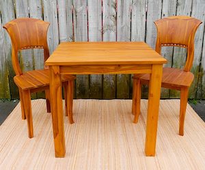 Furniture: Teak Dining Room Set