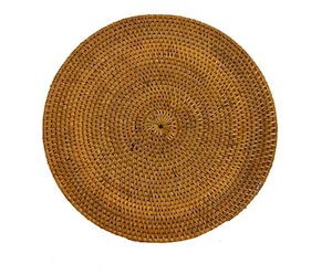 Accessories: Placemat Rattan – Round