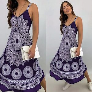 Dress Long Totem – Purple