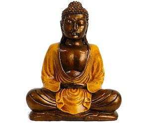 Buddha Meditation Pose 30cm Orange