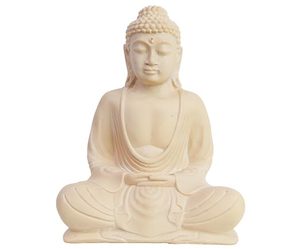 Buddha Meditation Pose 30cm White