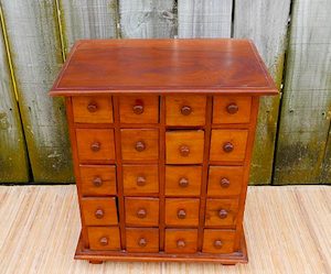 Teak Spice Cabinet Tall