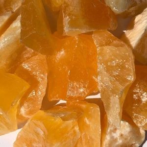 Crystal Rough – Orange Calcite