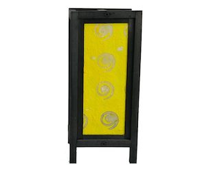 Paper Lantern – Swirl Yellow