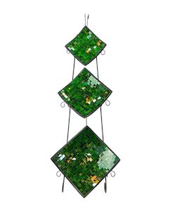 Square Mosaic Plate Set 3 – Green