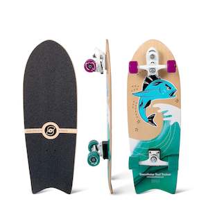 Smoothstar: Smoothstar Flying Fish 30" Thruster-D Skateboard - Green