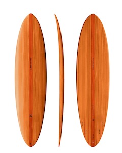 Thunderbolt Surfboards: Harley Ingleby MID 6 Thunderbolt Red - Orange