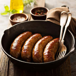 Old Fashioned Beef Sausages GF, DF