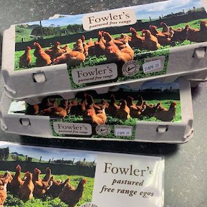 Butchery: 12 Free Range Eggs by Fowler's