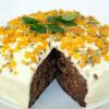 Whole personalised celebration carrot cake