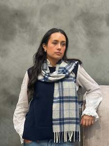 Ashby Denim 100% Merino Scarf