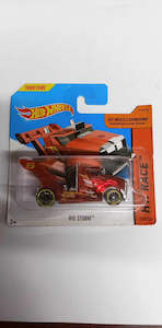 Hot Wheels: 2014 Hot Wheels #175 HW Race X-Racers RIG STORM -SHORT CARD (BDD09)