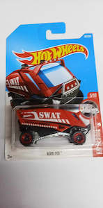 Hot Wheels: 2017 Hot Wheels #162 HW Rescue-SWAT 5/10 AERO POD (DVB88)