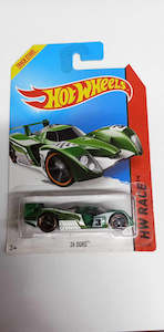 Hot Wheels: 2014 Hot Wheels #164 - 24 Ours Green- HW Race- (BFG55)