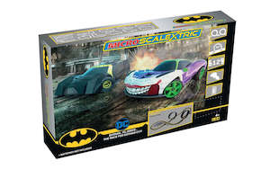 Micro Scalextric Batman vs Joker The Race For Gotham City - Battery Powered Set …