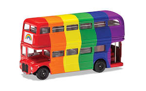 Corgi Cars: CORGI London Bus Rainbow (gs82337)