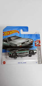 2024 Hot Wheels -Treasure Hunt -DMC Delorean-HW ROLLING METAL-  236/250 -SHORT CARD  (HTF28)