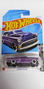 Toys: 2024 HOT WHEELS- TREASURE HUNT- CUSTOM '53 CHEVY -ROD SQUAD- 100/250 (HTF18)