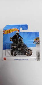 Toys: 2024 Hot Wheels-TREASURE HUNT - Honda Super Cub Custom #159 HW METRO 7/10-SHORT CARD  (HTF23-SHORT)