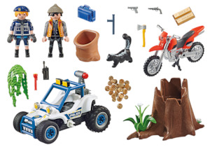 Playmobil Police Off-Road Car with Jewel Thief (70570)