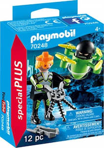 Playmobil: Playmobil Special Plus Agent With Drone Playset(70248)