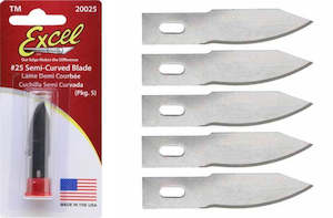 Excel #2 Shallow Curve Blade B25 5 Pack (EXC 20025)