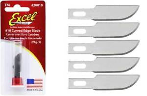 Modelling Tools: Excel #1 Curved Blades B10 5 Pack (EXC 20010)