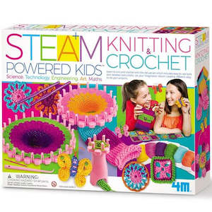 4M Steam Powered Kids Knitting & Crochet (5539)