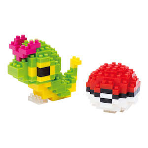 Nano Block Caterpie and Poke ball (nbpm 010)