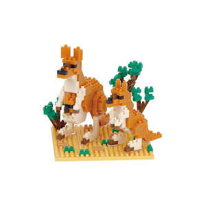 Nanoblock Big Kangaroo & Joey (NGH_214)